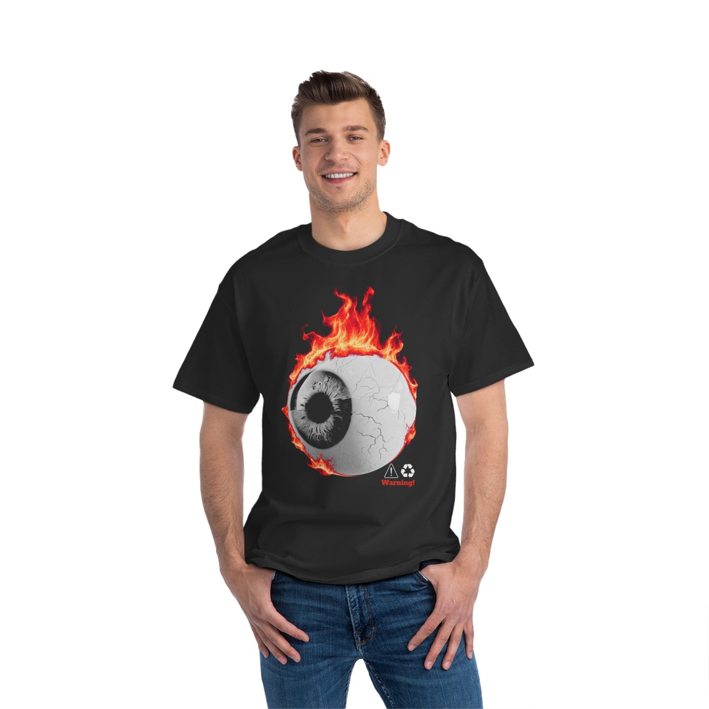 "FIREY EYES" Beefy T-Shirt