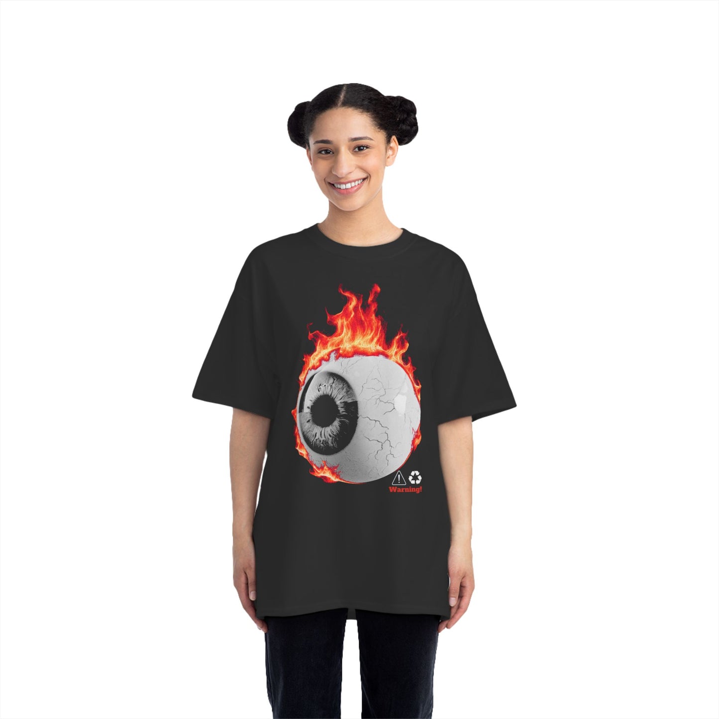 "FIREY EYES" Beefy T-Shirt